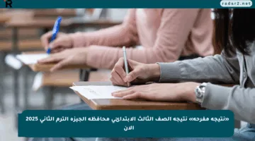 «نتيجة مفرحة» نتيجة الصف الثالث الابتدائي محافظة الجيزة الترم الثاني 2025 الآن查询